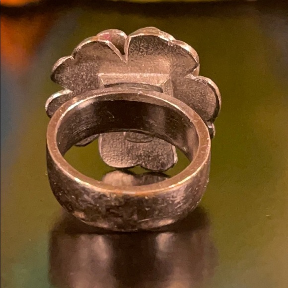 WOW POSHMARK - Authentic Chanel Camilla Silver & Pink Flower Design Winner Ring - Picture 7 of 16